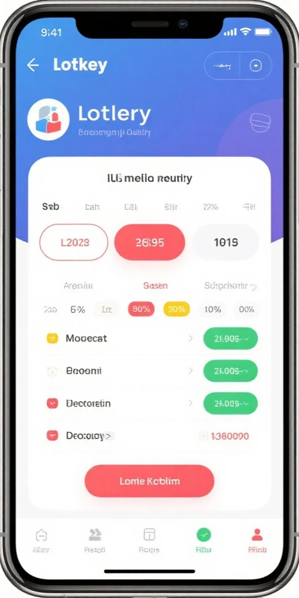 牛彩彩票 APP 界面